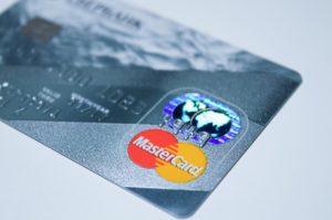 Online-Shop Konzept Payment Kreditkarte