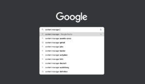 Screenshot Google Suggest Keyword Recherche kostenlos