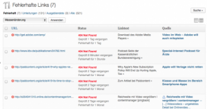 Screenshot Broken Link Checker