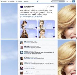 nivea twitter beispiel