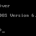 Klassisches Kommandozeilen-Interface: MS-DOS