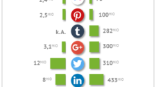 Nutzerzahlen von Social Media
