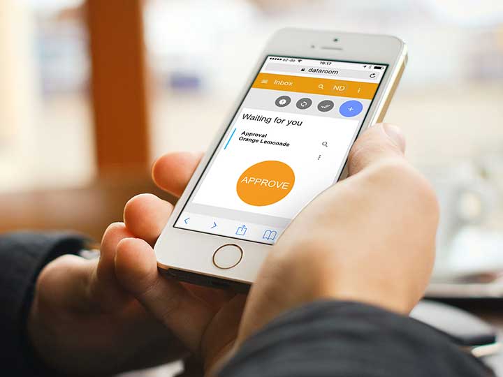 Der neue Workflowmanager ist auch via Smartphone oder Tablet bedienbar.