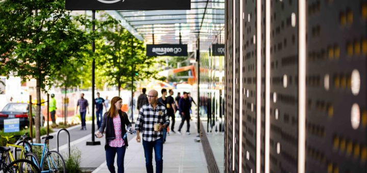 Foto des ersten Amazon Go Shop