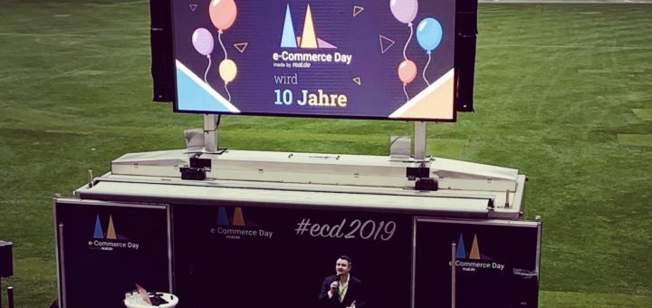 Gerald Schönbucher eröffnet den real.de E-Commerce Day 2019
