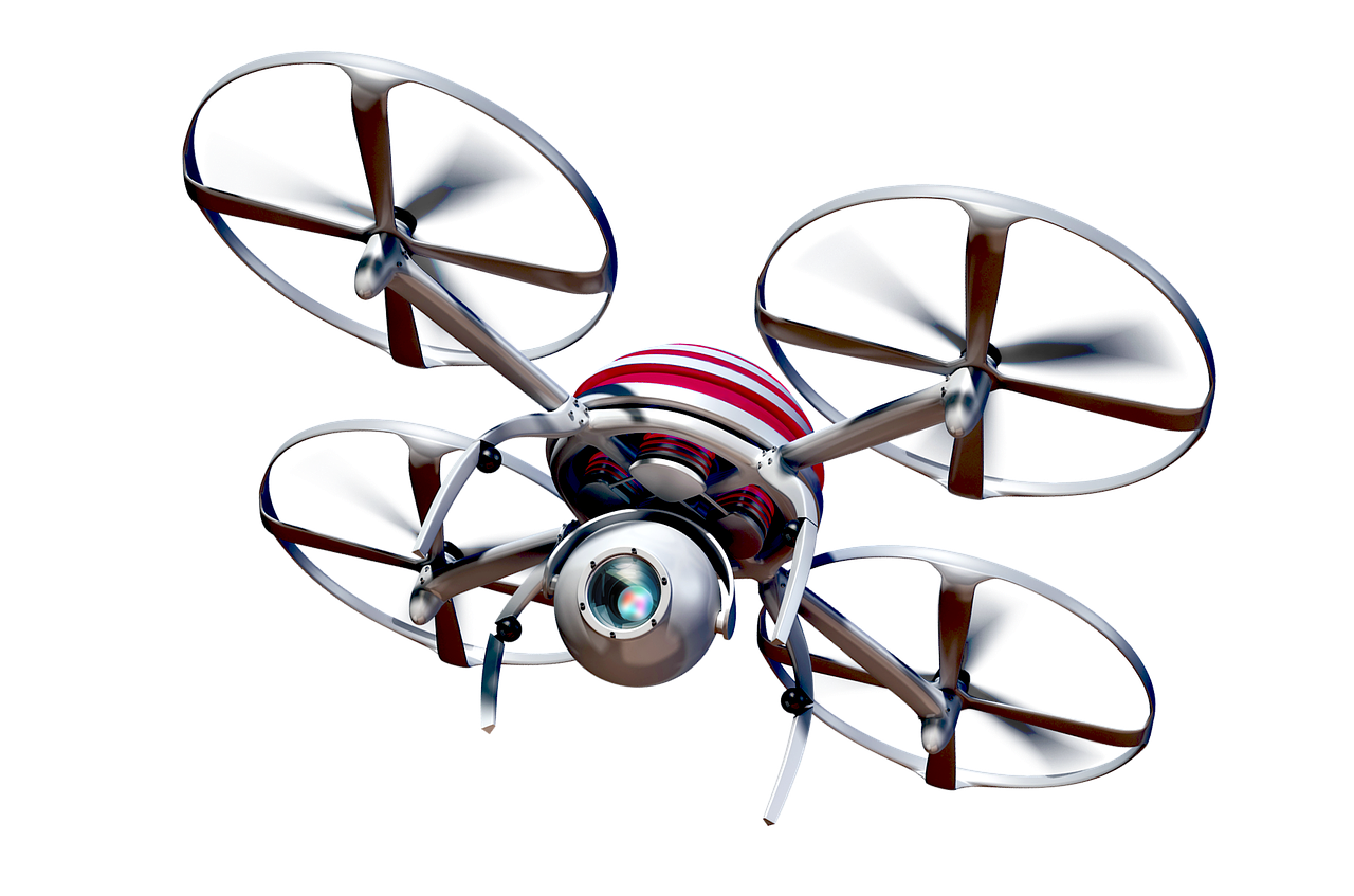 Quadrocpter Drohne als Beispiel für Drohnenlieferung