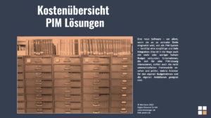 PIM Software Kosten Cover Slides