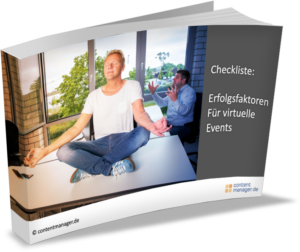 virtuelle events eCover Checkliste Erfolgsfaktoren virtuelle Events