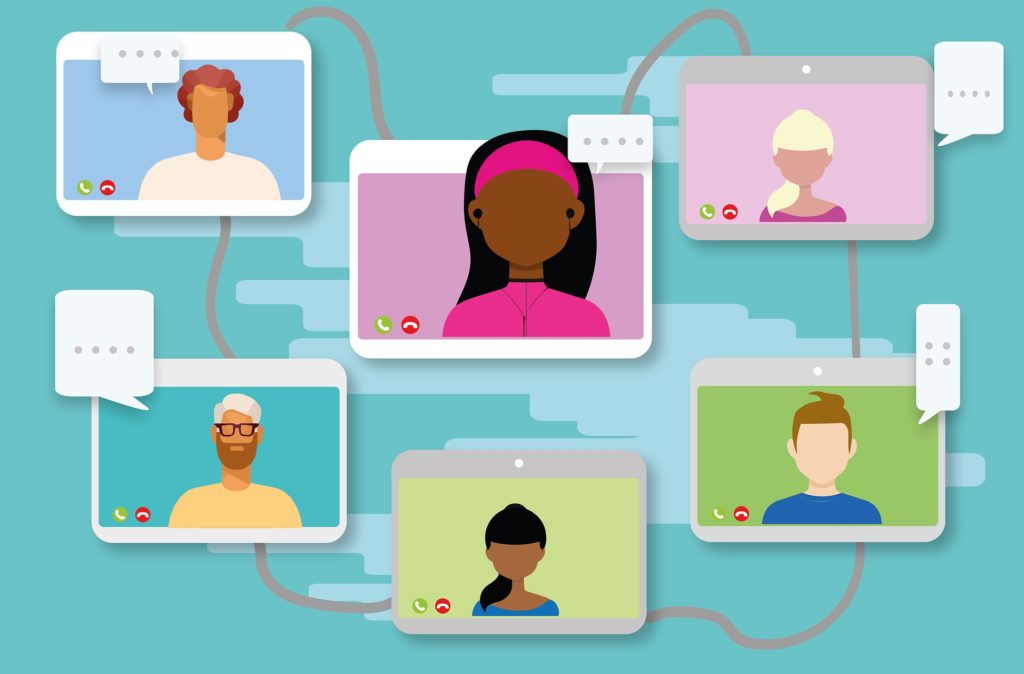 Virtuelle Events Online Meeting Videokonferenz