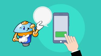 Chatbot Anbieter Grafik mit Chatbot