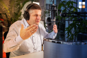 Voice Marketing Podcast Aufnahme