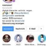 Instagram Profil von Noonnoouri