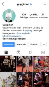 Instagram Profil von Guggimon