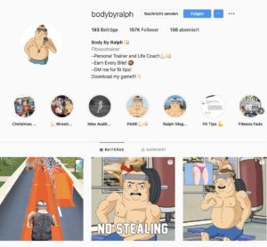 virtuelle influencer bodybyralph