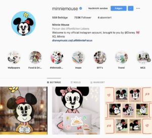 virtuelle influencer minniemouse