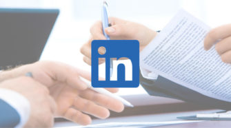 LinkedIn Recruiting Logo LinkedIn vor Vertragsunterschrift