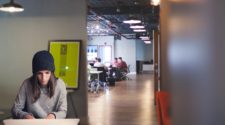 Fachkräftemangel arbeitende Frau im Büro