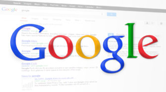 Google Werbung Google Logo mit Suchergebnissen
