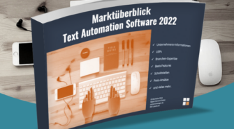 Text Automation Software eCover Marktüberblick