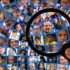 Web Analytics Tools Lupe Menschen Kopf