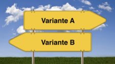 A/B-Tests Schilder