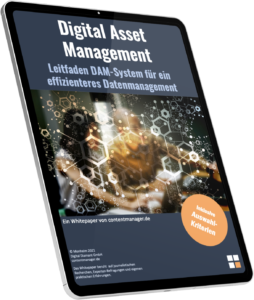 digital asset management definition Whitepaper DAM eCover contentmanager.de