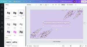 Canva Tipps Texteffekte Screenshot