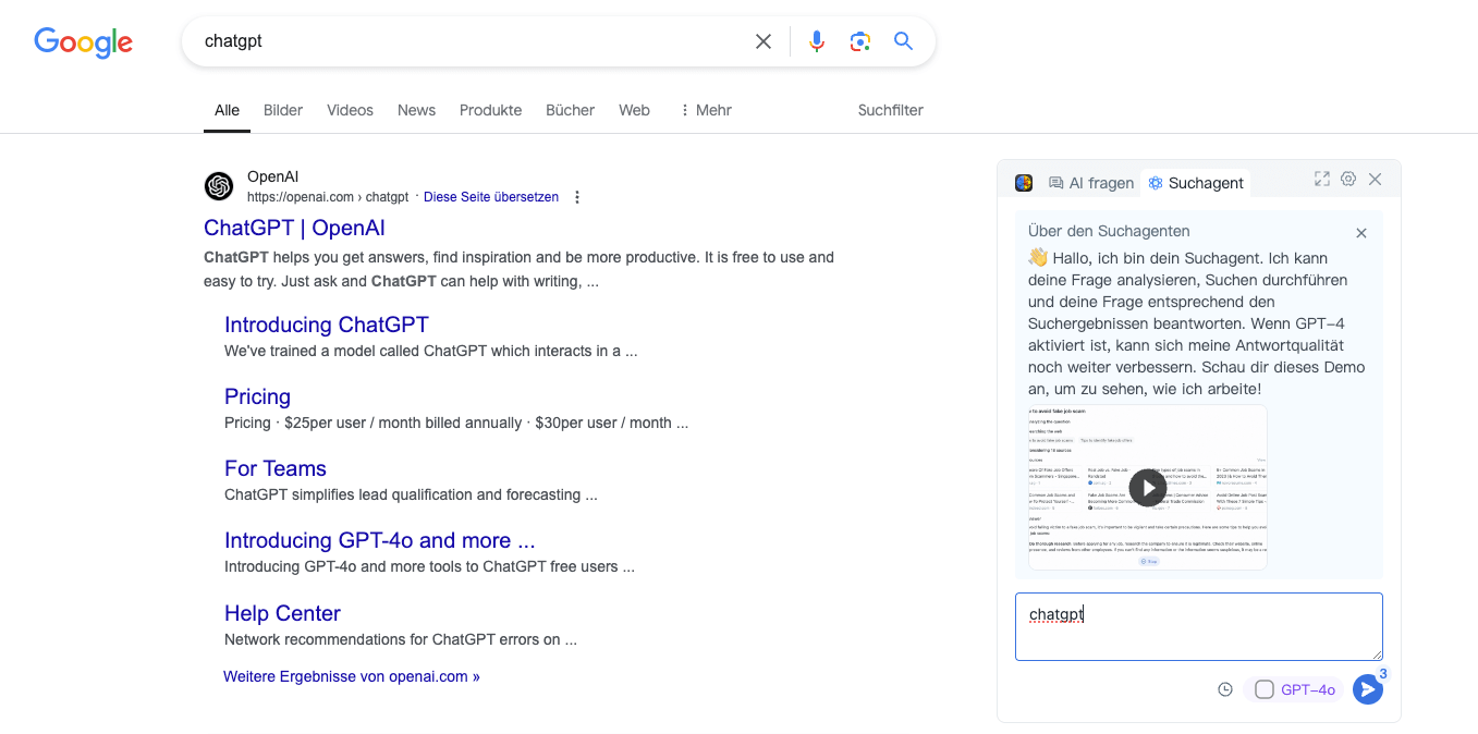 ChatGPT Browser Extensions – ChatGPT for Google