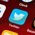 Das jetzt veraltete Twitter Icon auf dem Smartphone