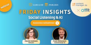 Social Listening FRIDAY Insights