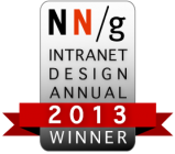 Intranet Design Annual Winner 2013