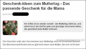 Nicht jeder mag Geschenk-Ideen - Geschenkideen sind beliebter